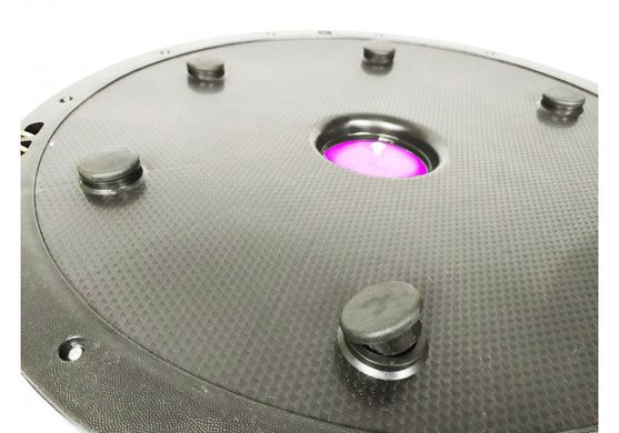 Балансировочная полусфера платформа с эспандерами, балансир BOSU, с насосом, диаметр 60 см, Фиолетовый