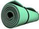 Каремат для йоги 1800×600×8мм, двухслойный зелено/серый