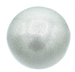 Мяч художественной гимнастики 280гр, 17 см Серебро