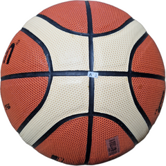 М'яч баскетбольний Molten, для зали / вулиці, № 5, PU, коричневий-бежевий, FIBA, GM5X, BA-4995
