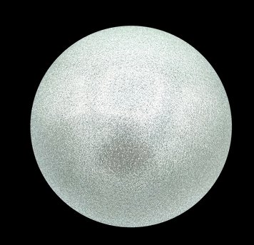 М'яч художньої гімнастики 280 г, 17 см, C-6273, Сріблястий, Zelart