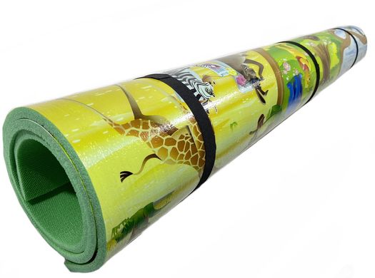 Дитячий килимок 1200×1200×8мм, «Мадагаскар», теплоізоляційний, розвиваючий ігровий килимок.