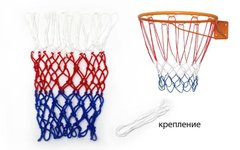Баскетбольна сітка Стандарт UR (поліпропілен, d-4,5 мм), NEWDAY