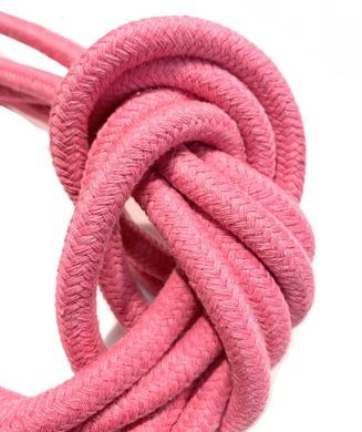 Скакалка для художньої гімнастики 3 метри d-10 мм Рожевий, NEWDAY