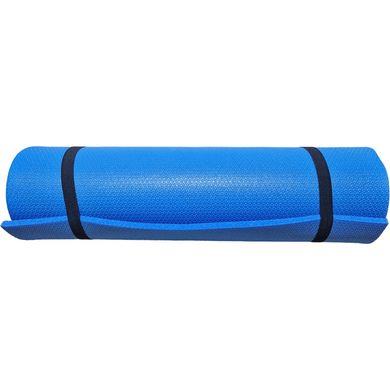 М'який килимок для фітнесу та йоги 1800×600×10мм, синій, Туреччина