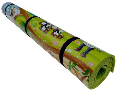 Дитячий килимок 1500×1200×8 мм, «Мадагаскар», теплоізоляційний, розвивальний, ігровий килимок., Вердани