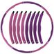 Обруч масажний 90см, Хула Хуп 8 секцій фіолетовий-рожевий, SL-3012