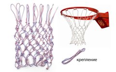 Баскетбольна сітка Ексклюзив UR (поліпропілен, d-5,5 мм), NEWDAY