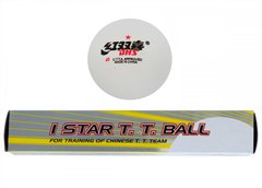 М'ячі для настільного тенісу DHS 1 star , упаковка 6 шт., NEWDAY