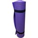 Коврик каремат для йоги и фитнеса 1500×500×8мм, "Аэробика", однослойный, фиолетовый