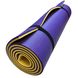 Каремат для йоги та фітнесу 1800х600х10мм, "Фітнес", двошаровий, фіолетовий/жовтий, Туреччина