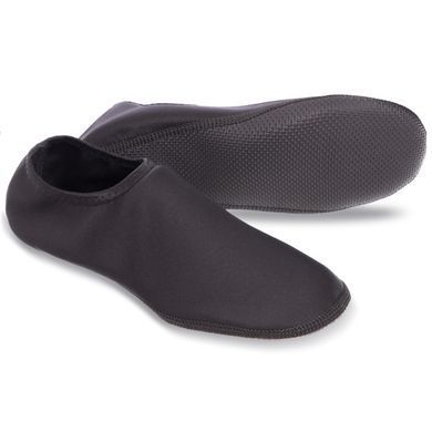 Тапочки женские, р. 35-38, ст. 23-24,5см, для фитнеса, йоги, бассейна, пляжа и спортзала, легкая удобная обувь, Черный PL-6870-BK(М)