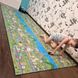 Дитячий килимок 4000×1200×11 мм, «Паркове містечко», теплоізоляційний, розвивальний, ігровий килимок., NEWDAY