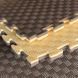 Мат татами ласточкин хвост 100х100х2 см, EVA спортивные маты даянги, шоколадный/молочный