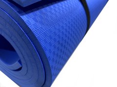 Килимок для йоги та фітнесу «NEWDAY» 1800×600×9мм, EVA, нековзкий Синій, NEWDAY