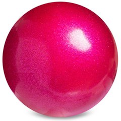 М'яч для художньої гімнастики 400г, діаметр 20 см, C-6272 Рожевий