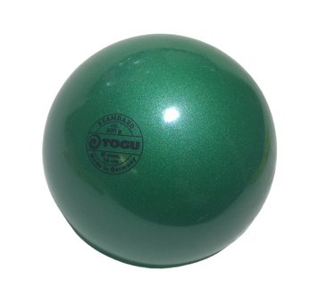 Професійний м'яч 300 грам, d – 16 см, «Togu», Німеччина, для художньої гімнастики, Зелений перламутровий