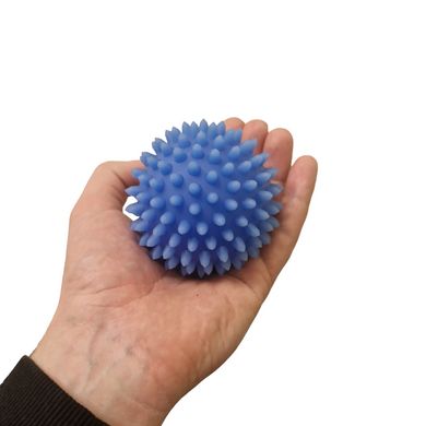 Мяч массажный эластичный, диаметр 85 мм, игольчатый тактильный кинезиологический мячик, для детей и взрослых