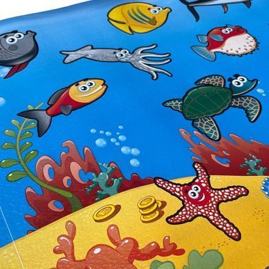 Детский каремат Морской мир 1500&times;500&times;5 мм, коврик ППЭ для детей