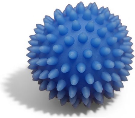 Мяч массажный эластичный, диаметр 85 мм, игольчатый тактильный кинезиологический мячик, для детей и взрослых