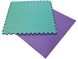 Покриття для дитячої кімнати 1000х1000х20мм мат татамі ластівчин хвіст, даянги, EVA фіолетовий/бірюзовий