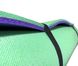Каремат туристический 12 мм двухслойный универсальный для похода и туризма 1800х600 мм, Green/Purple