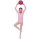 Мяч для художественной гимнастики 400гр, диаметр 20 см, C-6272 Розовый