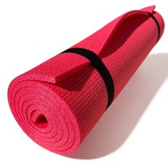 Каремат для йоги и фитнеса 1800×600×8мм, "Комфорт", однослойный, Украина, кораловый цвет