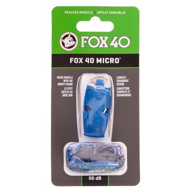 Свистоксинок чоловічий пластиковий FOX40 WHISTLE MICRO SAFETY, FOX40
