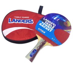 Ракетка для настільного тенісу, пінг-понгу Landers 5 star в чохлі, Landers