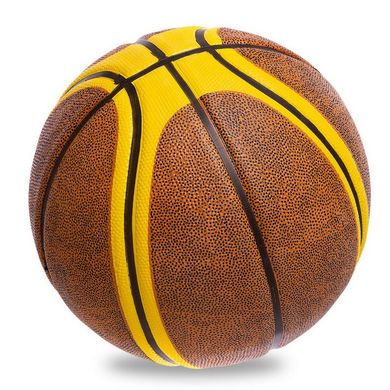 Мяч баскетбольный зал/улица №7 LEGEND оранжевый/желтый, BA-1912