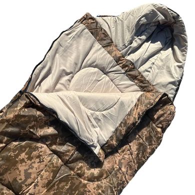 Спальный мешок - одеяло, весна / лето / осень "Турист", камуфлированный, Украина