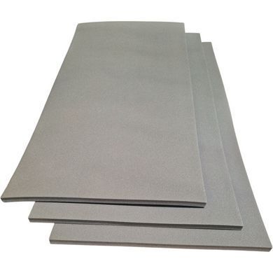 Мат 200&times;100&times;3 см, графитовый &mdash; теплоизоляционный, спортивный, влагостойкий