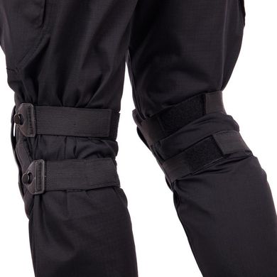 Захист тактичний наколінники та налокітники для захисту ліктьових та колінних суглобів чорний, TY-7495
