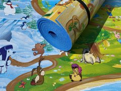 Детский коврик 3000×1200×8мм, «Союз мультфильм», теплоизоляционный, развивающий, игровой коврик.