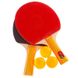 Набір для настільного тенісу 2 ракетки + 3 кульки, NEWDAY