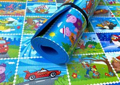 Детский коврик 1900×960×8мм, «Кадры Мультфильмов», теплоизоляционный, развивающий, игровой коврик.