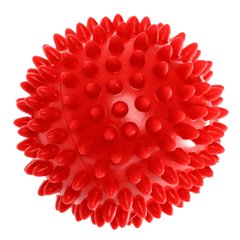 Мяч массажный эластичный, диаметр 100 мм, игольчатый тактильный кинезиологический мячик, для детей и взрослых