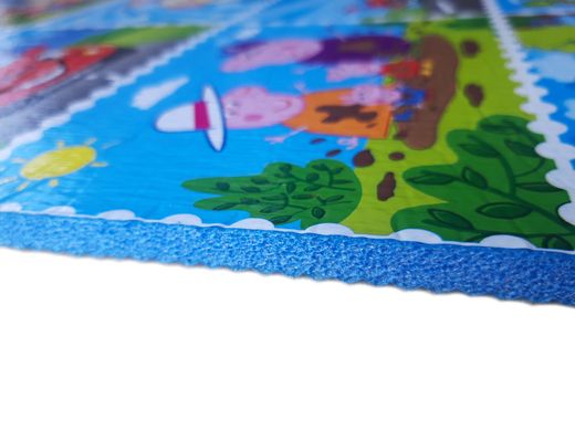 Дитячий килимок 1900×960×8мм, «Кадри Мультфільмів», теплоізоляційний, розвиваючий ігровий килимок., NEWDAY
