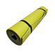 Килимок каремат для йоги та фітнесу 1800×600×8мм, "Спорт", двошаровий, жовтий/чорний
