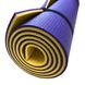 Каремат туристичний двошаровий килимок 1800х600х10мм, фіолетовий/жовтий, Туреччина