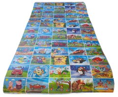 Детский коврик 1900×960×12мм, «Кадры Мультфильмов», теплоизоляционный, развивающий, игровой коврик.