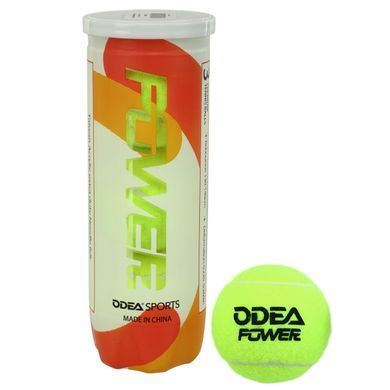 М'ячі для великого тенісу ODEA POWER 3шт, салатовий