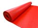 Коврик для спорта прорезиненный нескользящий для йоги, фитнеса, аэробики 1730×610×3мм, PVC, красный