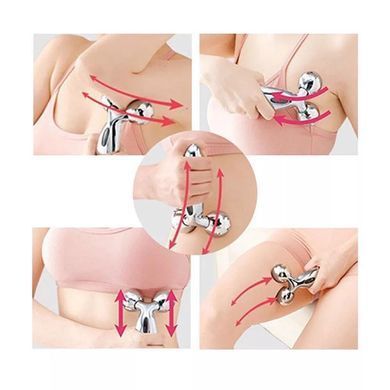 Массажер роликовый для лица и всего тела 3D Massager XC-117