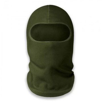 Балаклава флісова олива 280 г/м&sup2;, підшоломник зимовий універсальний ST2318