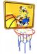 Детский баскетбольный щит 620х500мм с корзиной и сеткой, "Гуфи"