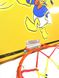 Дитячий баскетбольний щит 620х500 мм із кошиком і сіткою, "Гуфі", NEWDAY