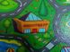 Дитячий інтерактивний теплий килимок 2000х1100х8мм "Городок" для розвитку дитини на підлогу, повзання та ігор, NEWDAY